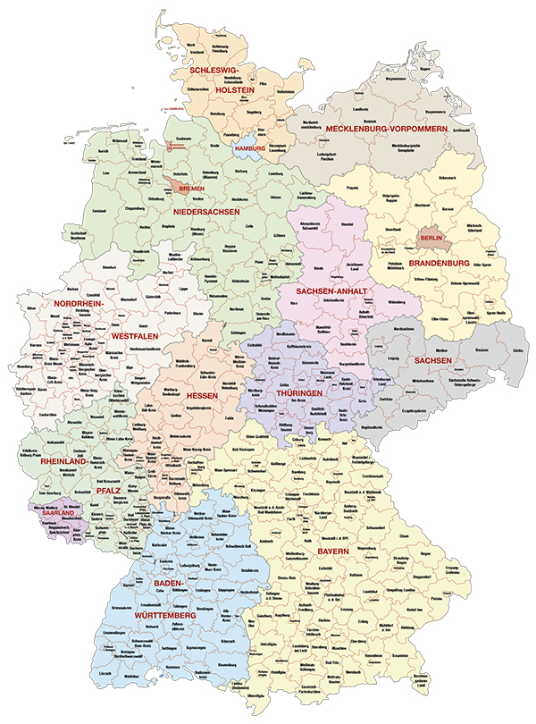 org-delta Support deutschlandweit Karte