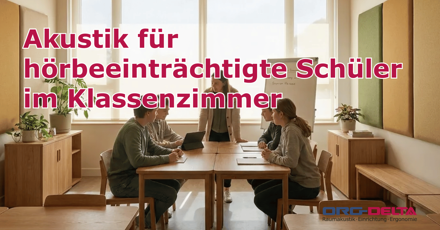 ORG-DELTA Akustik für hörbeeinträchtigte Schüler DIN 18041